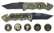 Нож раскладной PATROL SURVIVAL CAMO фото